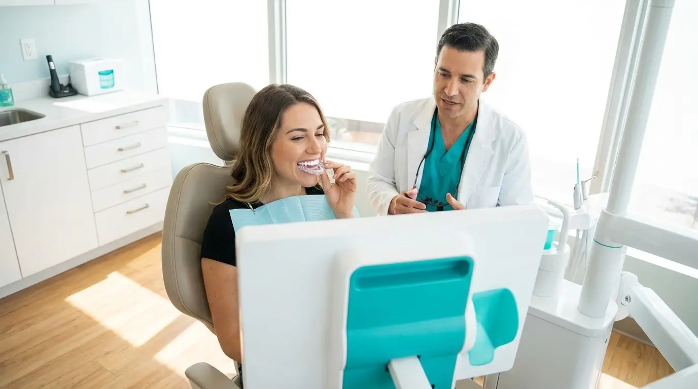 Branqueamento dentário profissional na DentalSul, Algarve